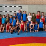 Trainingswettkämpfe in der Rathaushalle Nachwuchsringer des KSV Malsch und KSV Östringen am 12.Juli